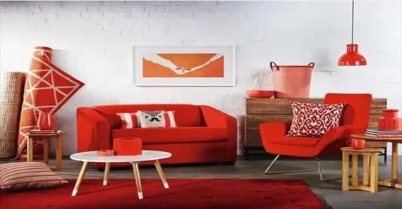 Living-room Red Carpet