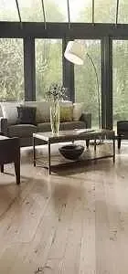 Modern living room with a cozy sofa