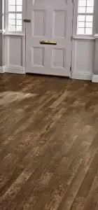front entrance showcasing polished wooden flooring