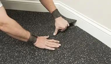 rubber flooring installation